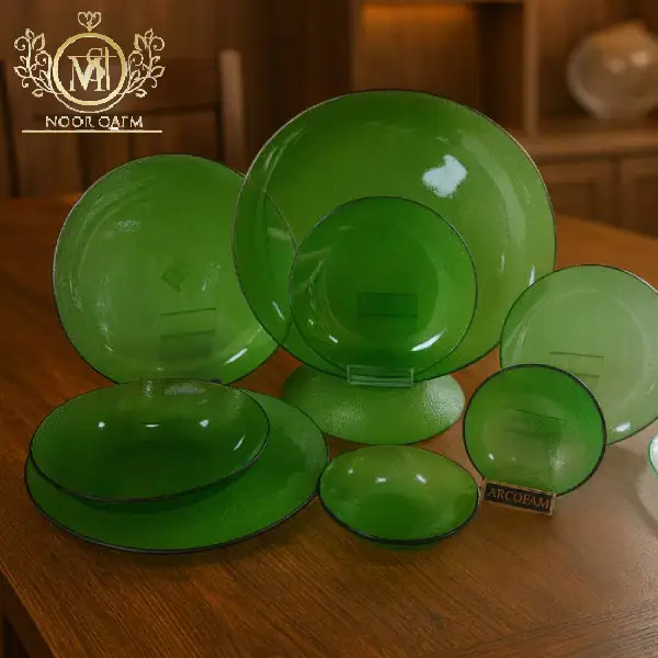 سرویس غذاخوری ارکوفام مشجر برفی سبز